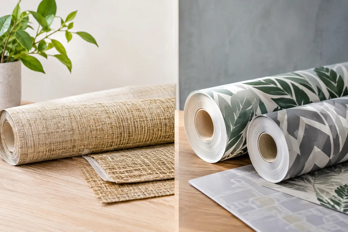 Natural Fiber Versus Synthetic Wallpaper