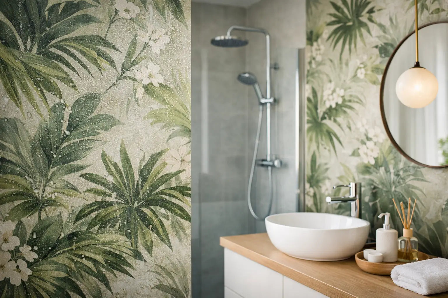 Is Vinyl Wallpaper for Bathroom Walls a Good Idea?
