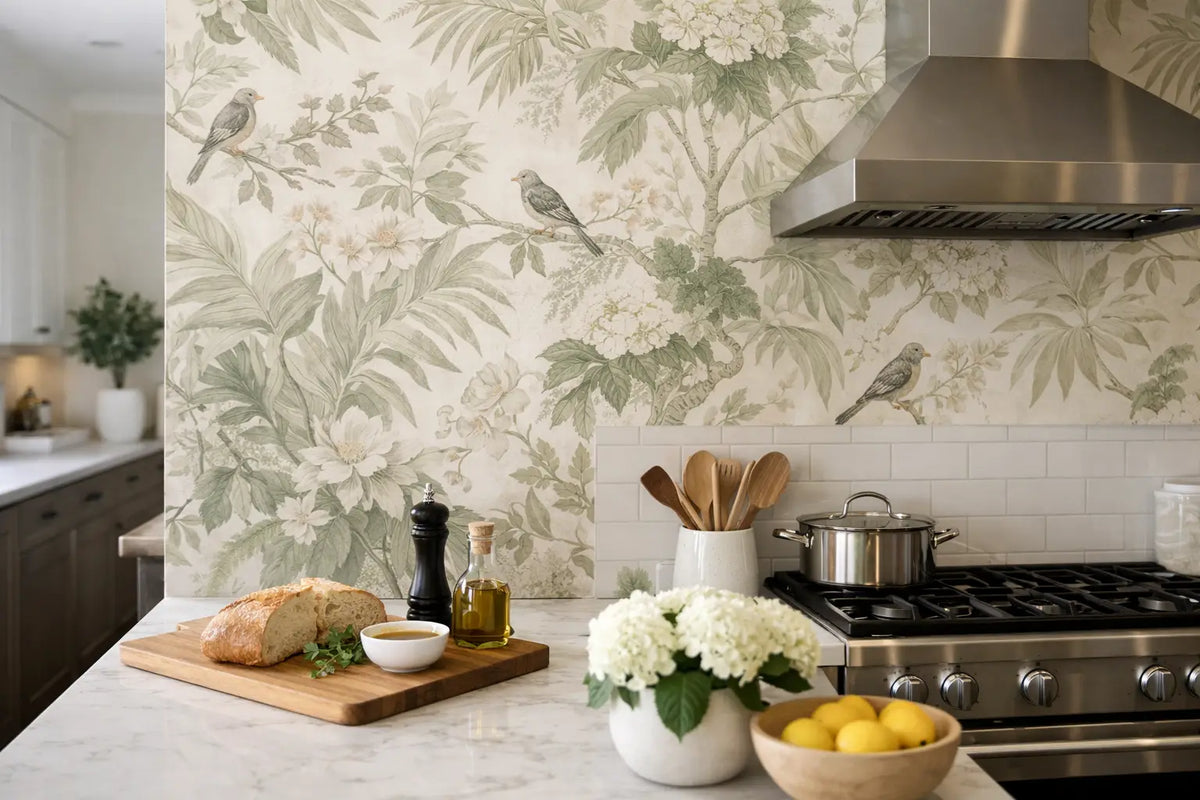 Can Wallpaper Work in Kitchens? Yes, With Care