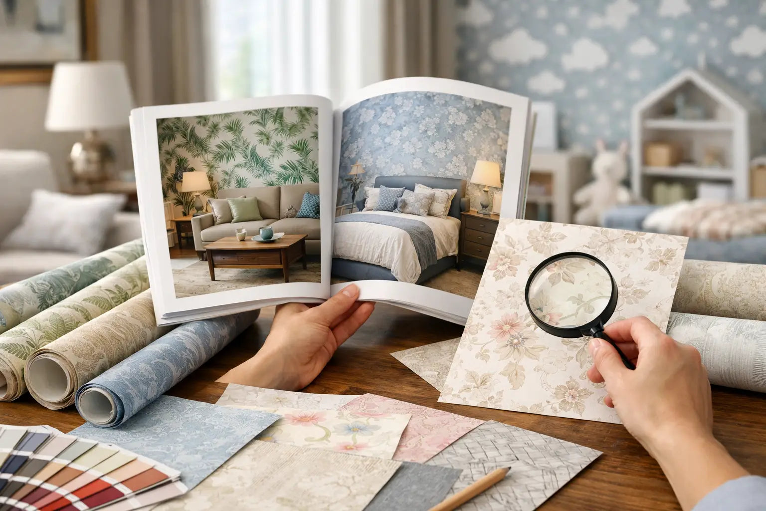 How to Choose Wallpaper by Room With Confidence