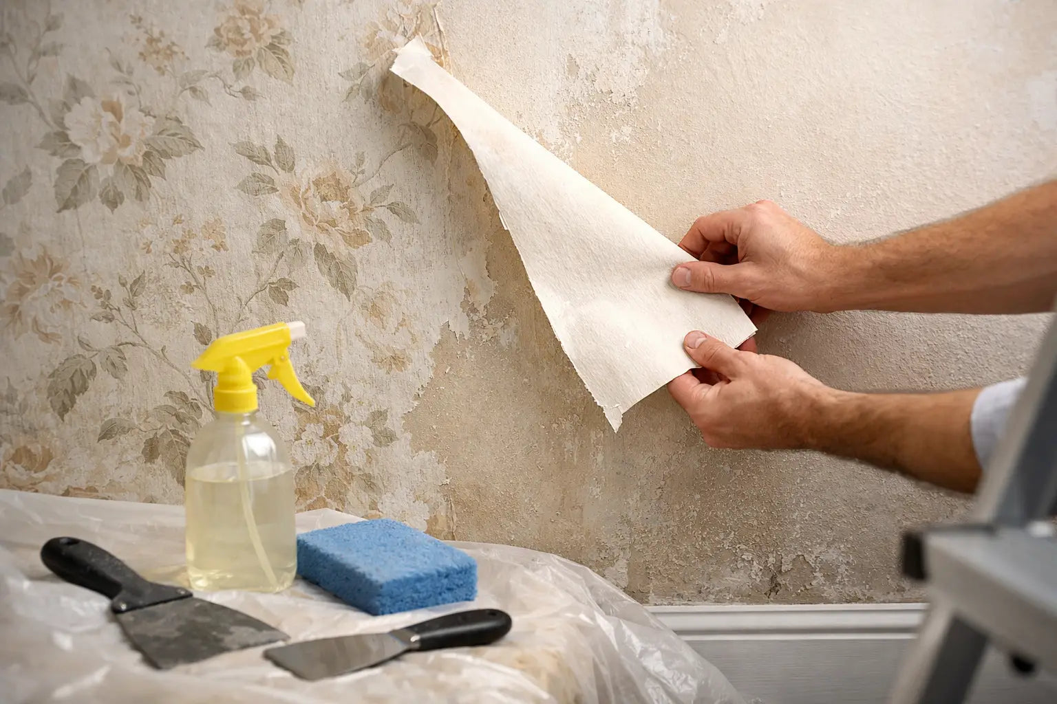 How to Remove Old Wallpaper Without Wall Damage