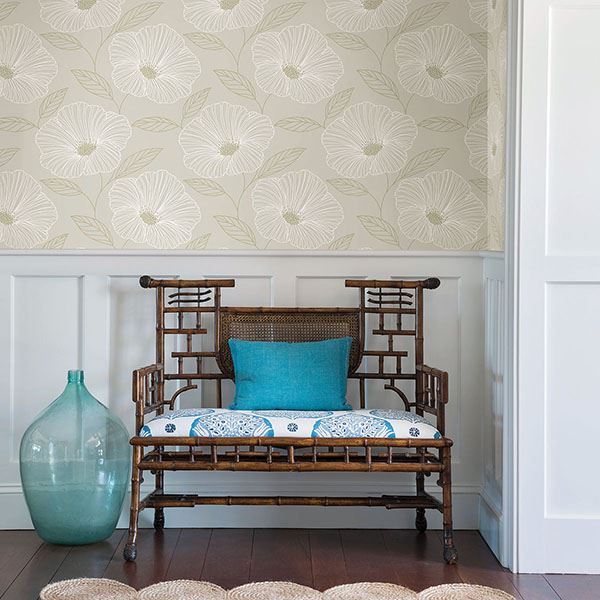 Mythic Dove Floral Wallpaper FD24320