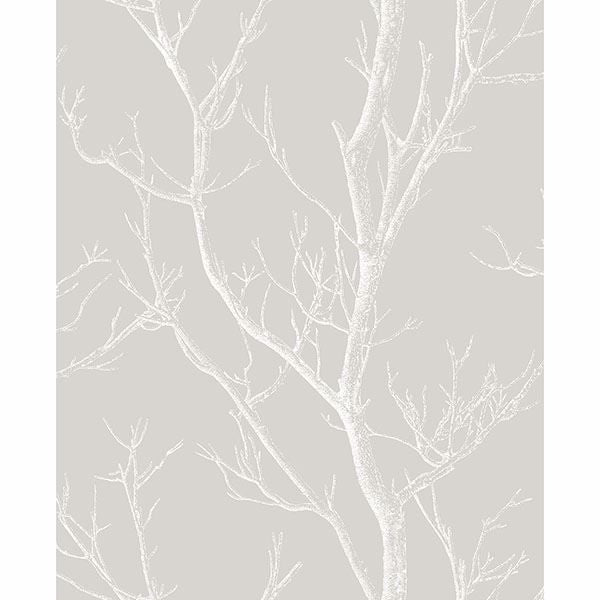 Laelia Light Grey Silhouette Tree Wallpaper FD24635/2766-24635