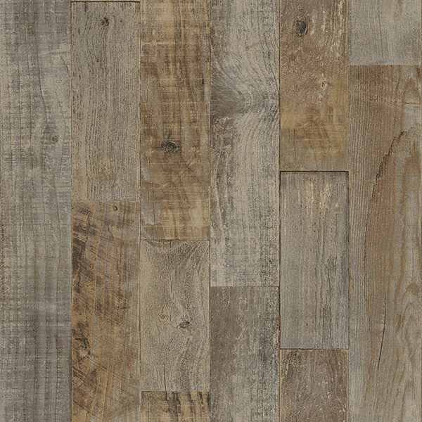 Chebacco Brown Wooden Planks Wallpaper SCH12693/3118-12693
