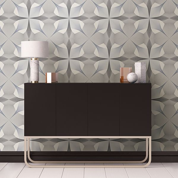 Radius Black Geometric Wallpaper FD25524/ 2902-25524