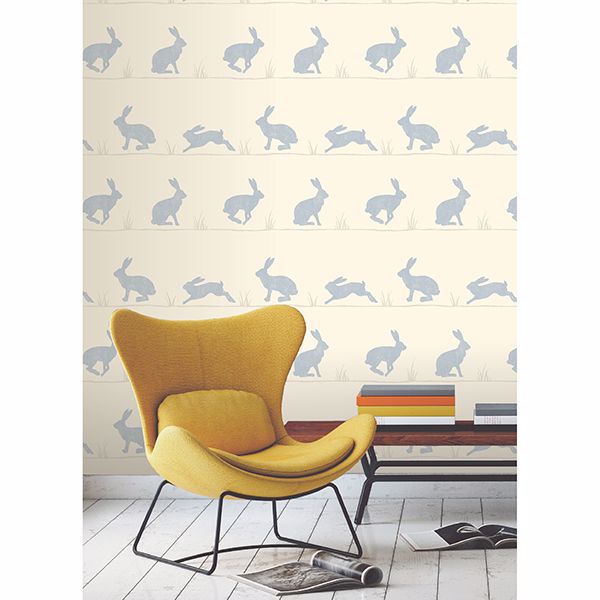 Nell Beige Rabbit Wallpaper FD41266 / 2900-41266