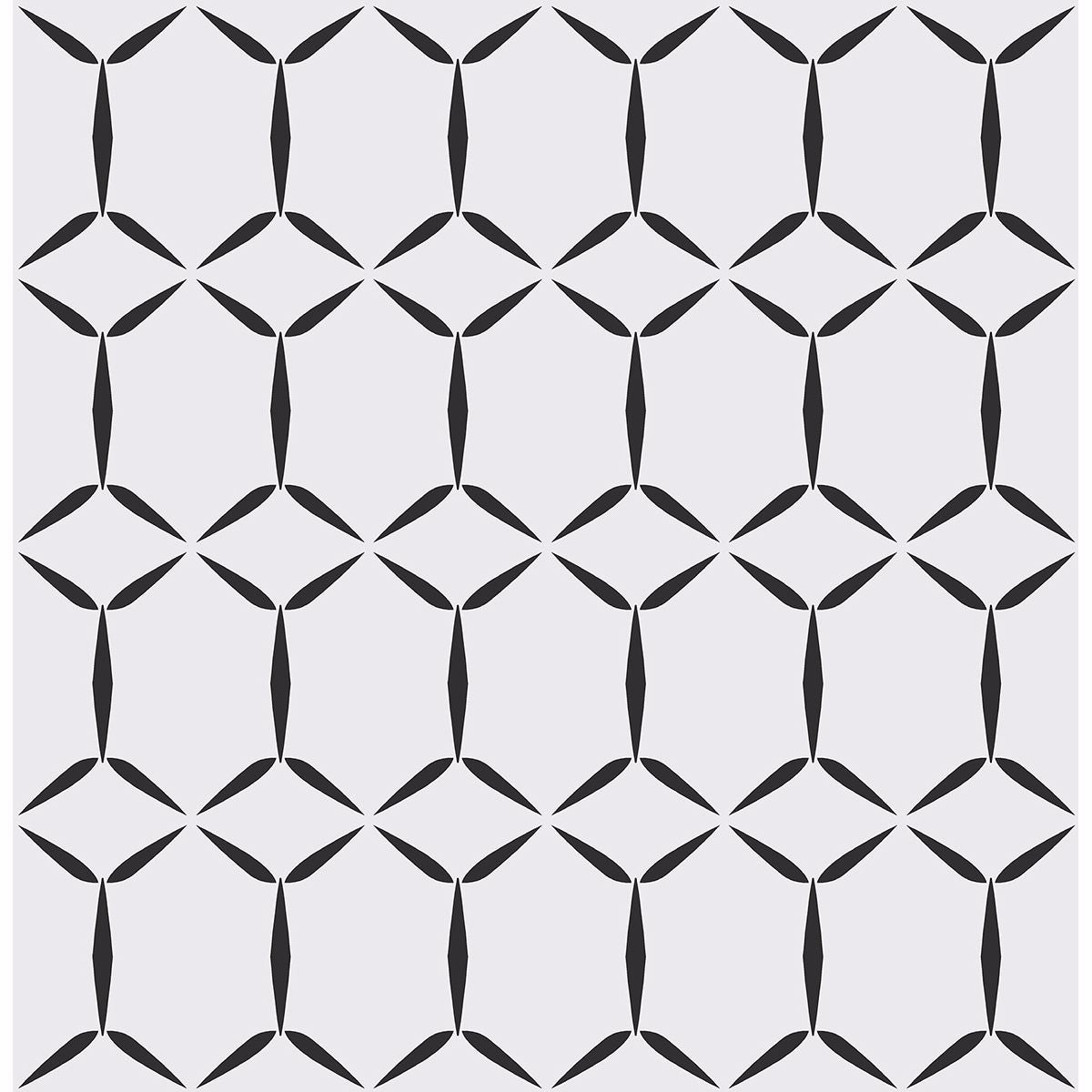 Fusion White Geometric Wallpaper FD23856