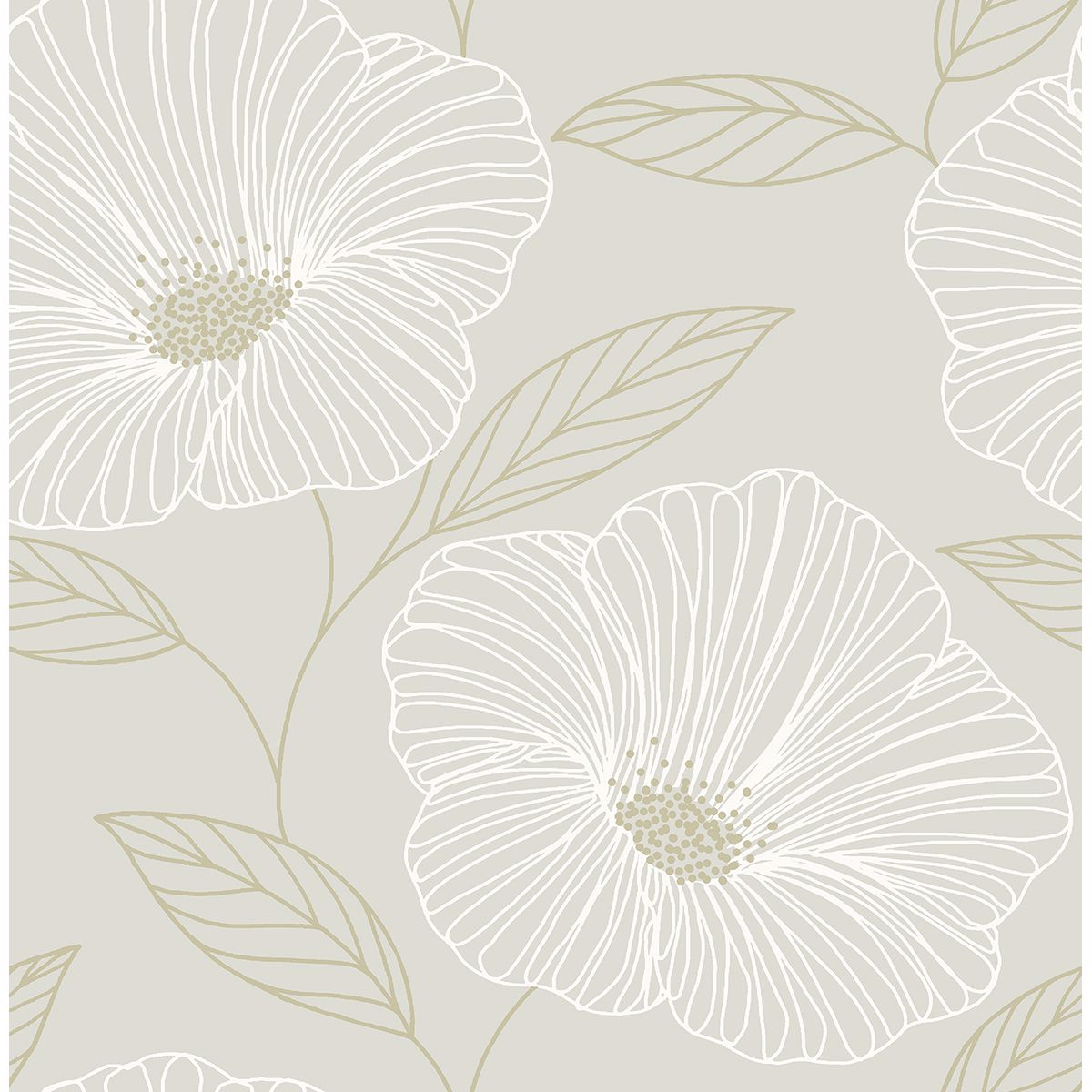 Mythic Dove Floral Wallpaper FD24320