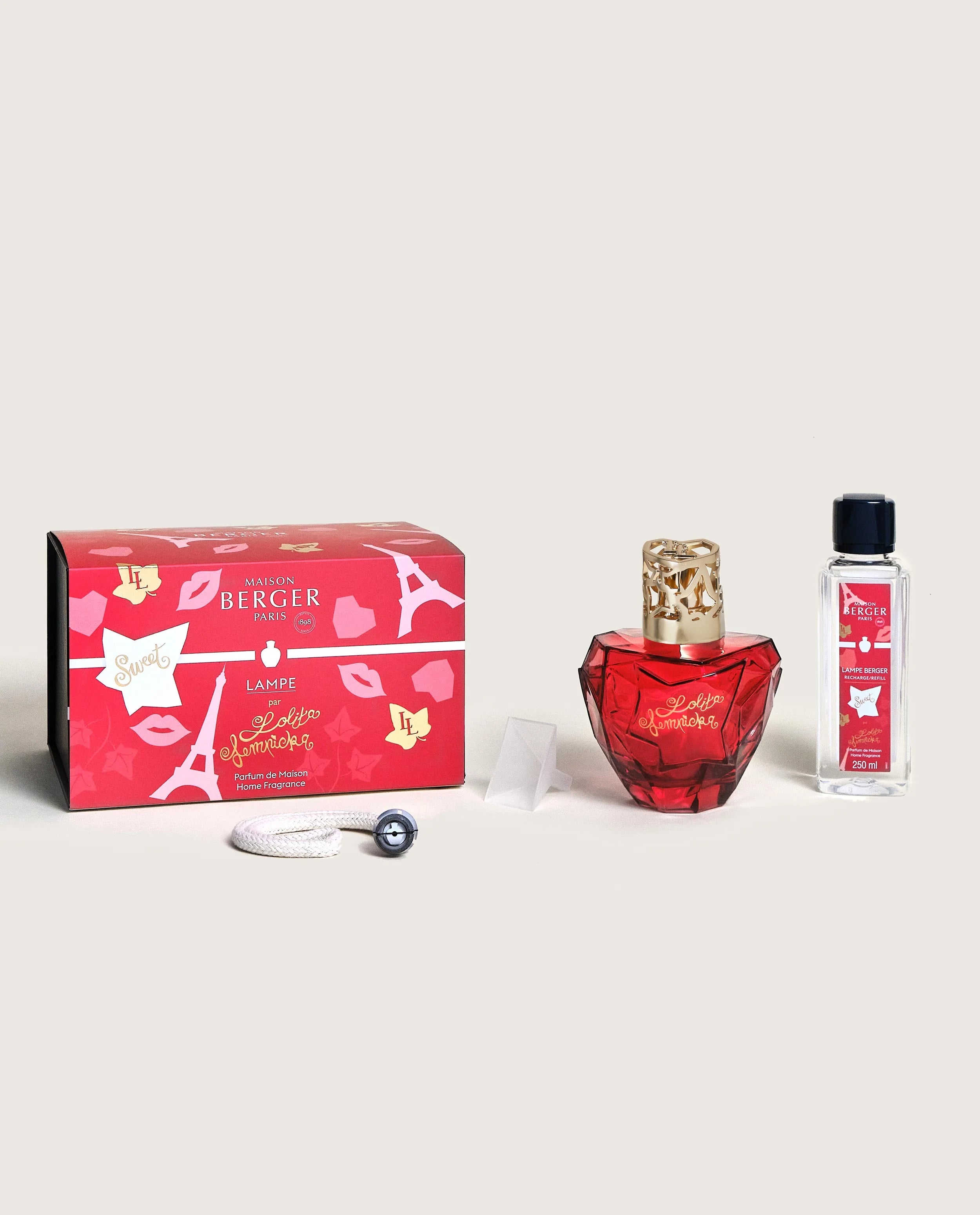 Lolita Lempicka Sweet Christmas Fragrance Lamp Gift Set with Lolita Lempicka Sweet 314865