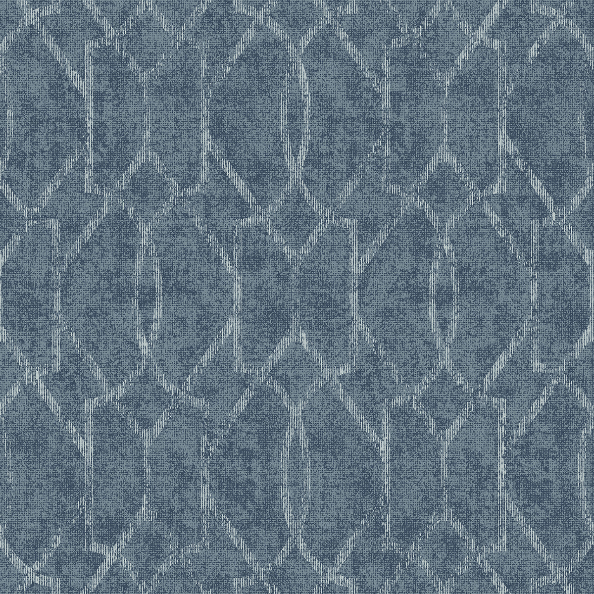 Ziva Blue Trellis Wallpaper AW86449/4019-86449