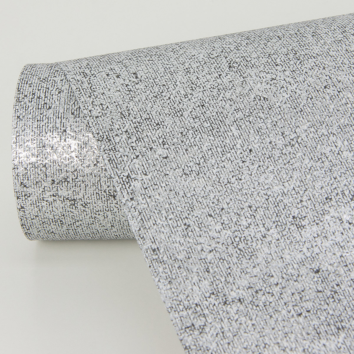 Nysa Silver High Gloss Wallpaper WL86483