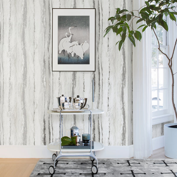 Delesse Platinum Marbled Wallpaper ZD86499