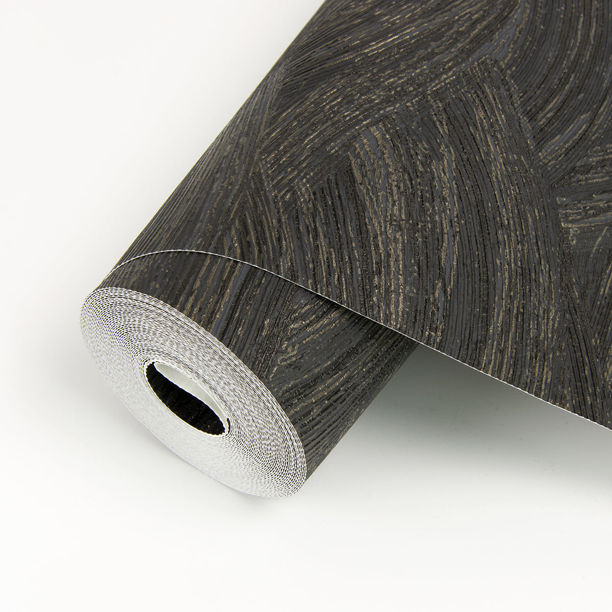 Leith Black Zen Waves Wallpaper 2971-86363/SD86363