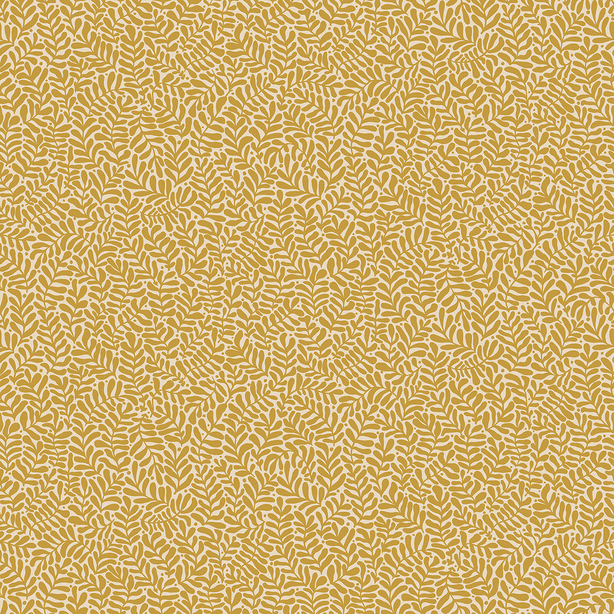 Anna Mustard Fern Trail Wallpaper 2999-55003