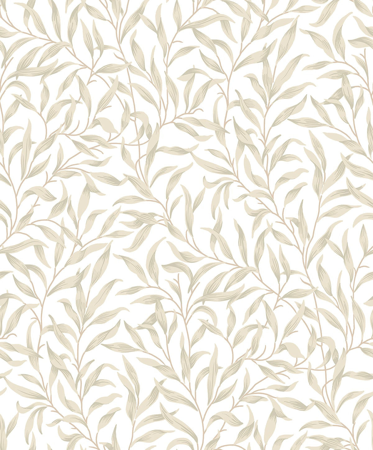 Willow Leaf Trail Sand Dune Wallpaper KT20908