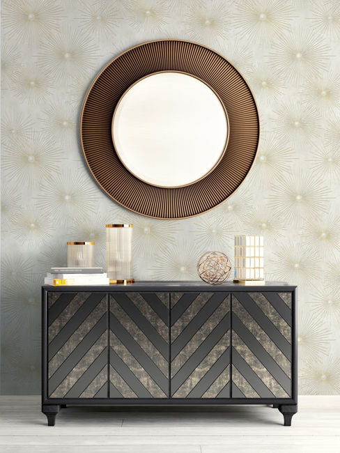 NE51005  Nouveau Luxe - Seabrook Wallpaper Sunburst