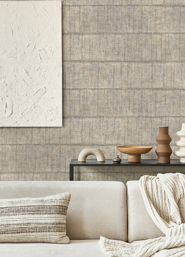 Blake Light Grey Texture Stripe Wallpaper DL26740/4125-26740