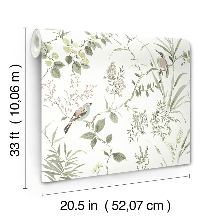 Imperial Garden Moss Botanical Wallpaper 4134-26992/FD26992