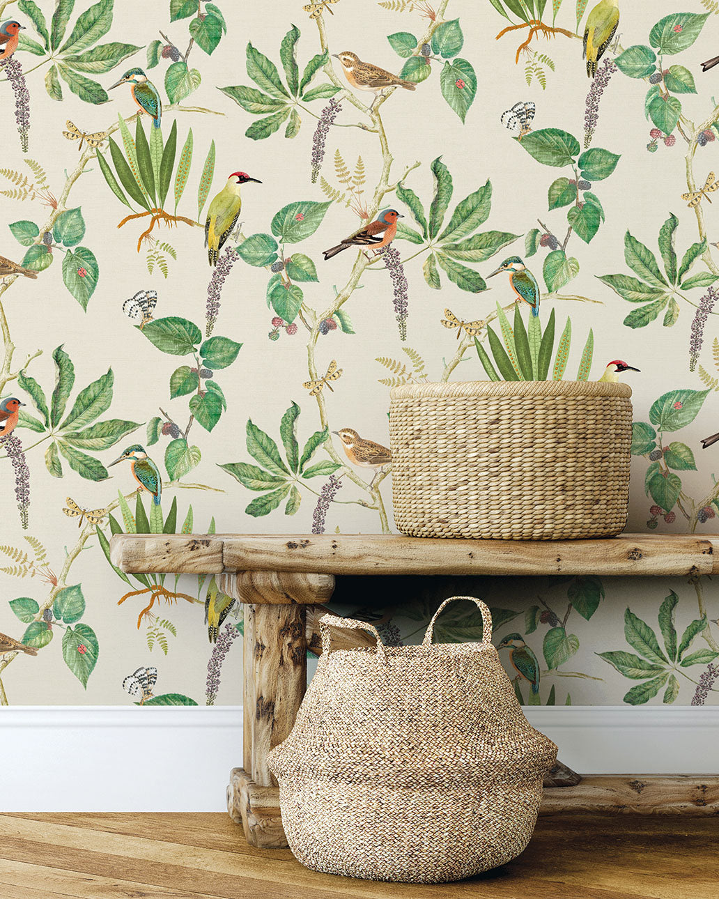 Hill Top Garden - Cotton and Green 100028EH