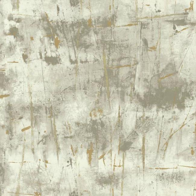 Candice Olson's Modern Art Wallpaper- Grey/Gold NA056