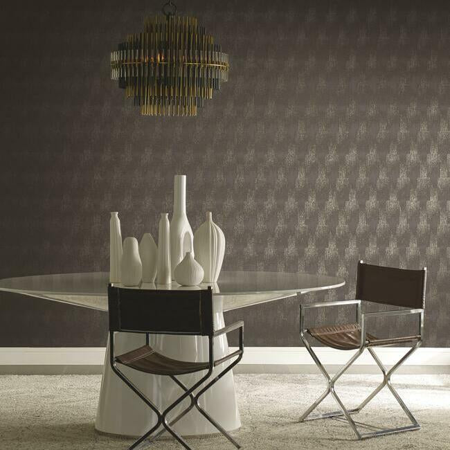 Antonina Vella Deco Flapper Wallpaper- Silver CA1518