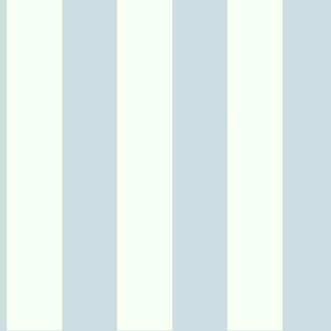 York 3" Stripe Wallpaper- Blue SA9176