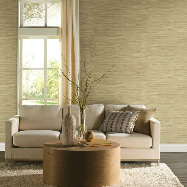 River Grass Wallpaper- Spa Green/Beige NZ0780