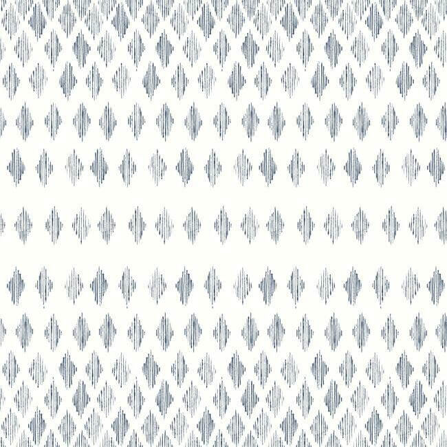 Diamond Ombre Wallpaper- Navy/White FH4042