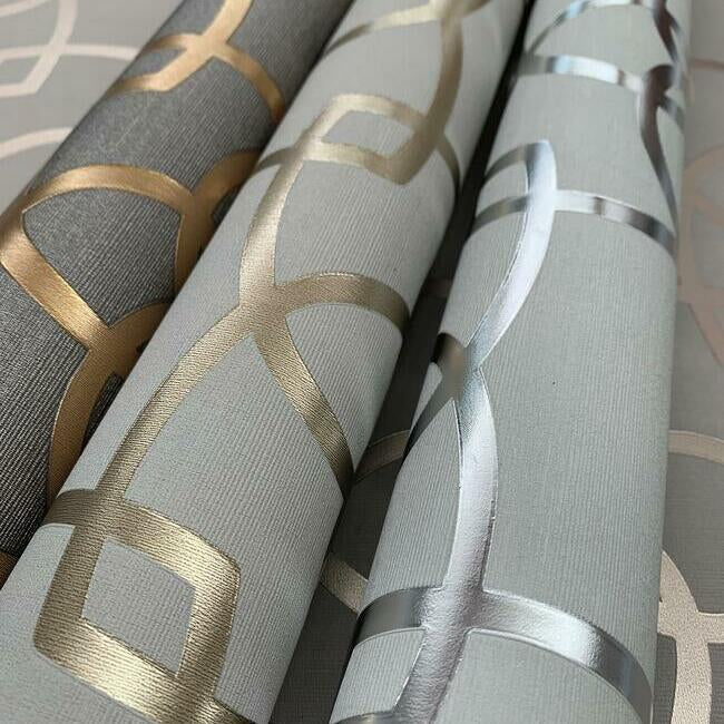 Serendipity Wallpaper- Lt Grey/Silver Y6200205