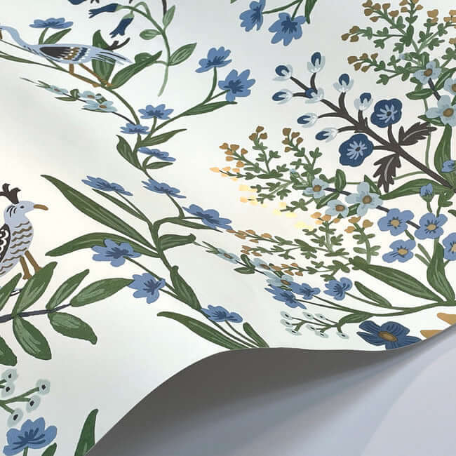 Luxembourg Wallpaper- Indigo RP7330