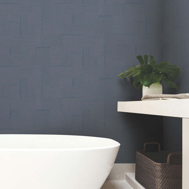 Contour Navy Wallpaper OI0706