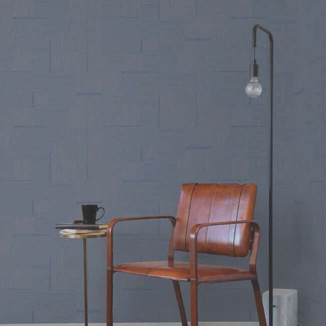 Contour Navy Wallpaper OI0706