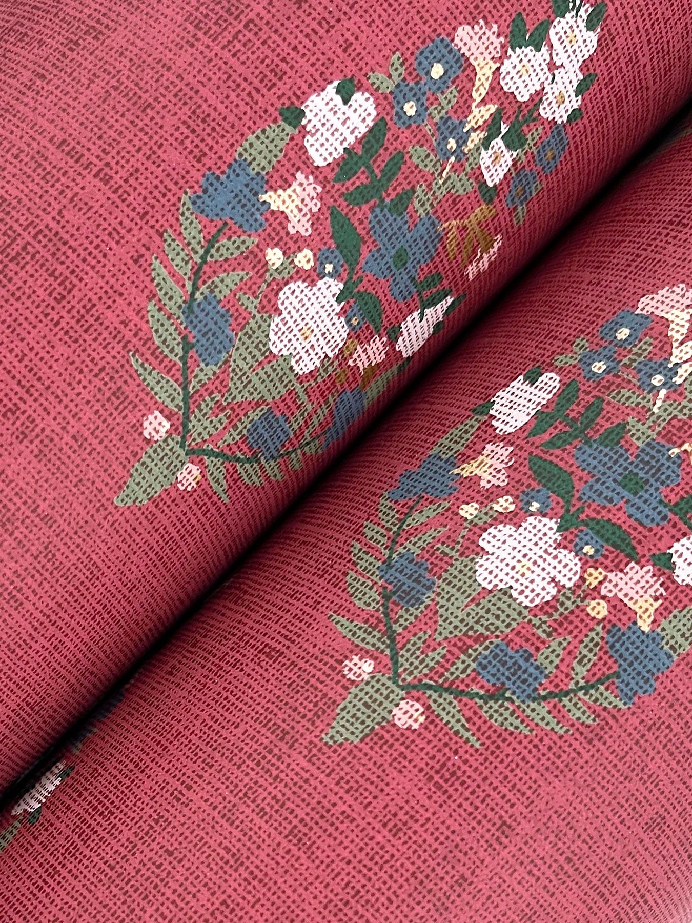 Rifle Paper Paisley Wallpaper- Burgundy RF7475