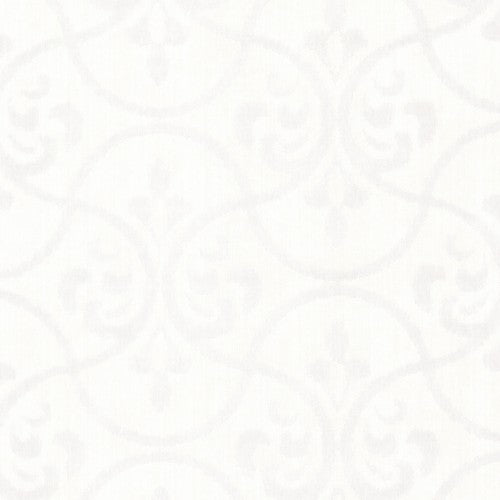 Fine Decor -  Mica Ivory Textured Silk Damask Wallpaper - DL23005