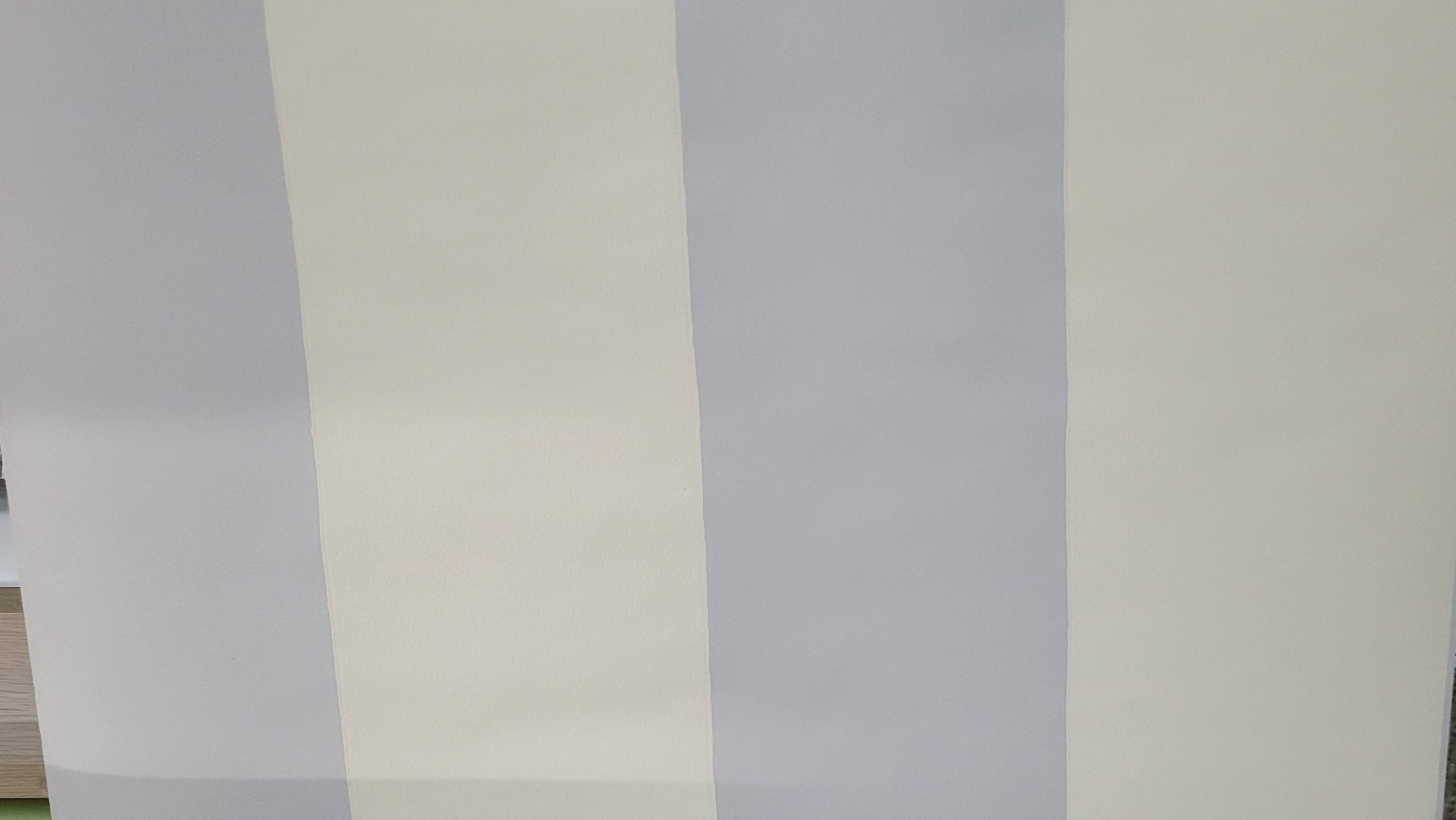 Cream and Lilac Large 5 Inch Stripe Wallpaper NP1961