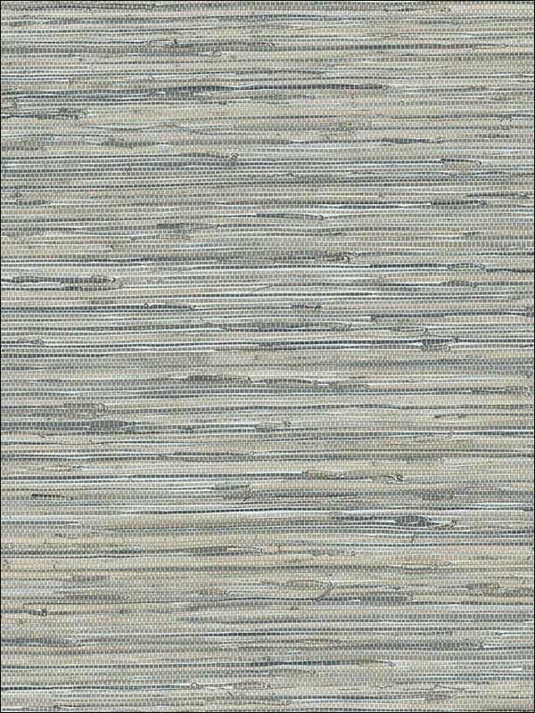 Patton Norwall NT33703 Grasscloth Blue Taupe Wallpaper