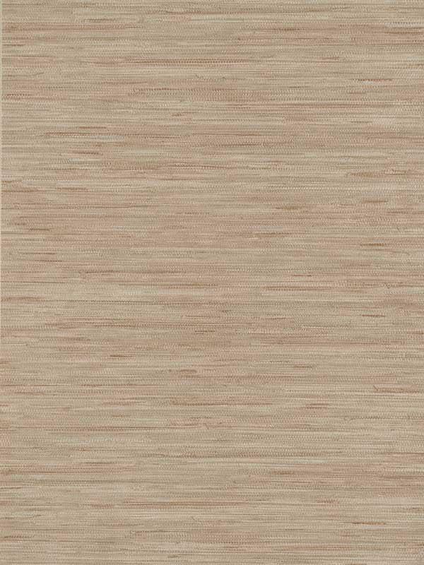 York PA130406LW Lustrous Grasscloth Beige Wallpaper