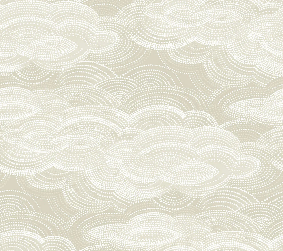 Vision Pearl Stipple Clouds Wallpaper 4122-72405 / YK72405