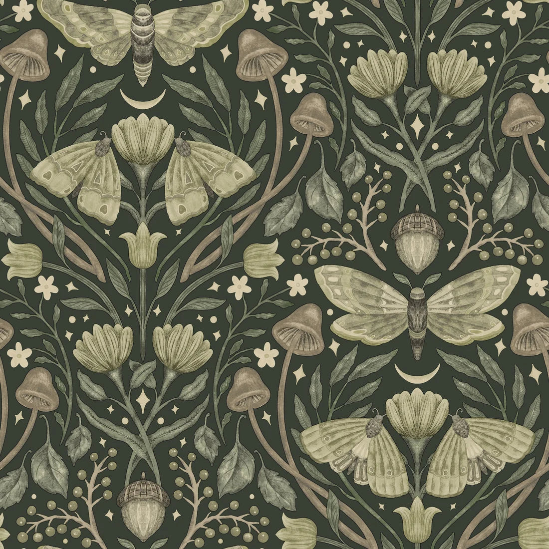 Chesapeake Mystic Moth Forest Magic Wallpaper 4169-83120