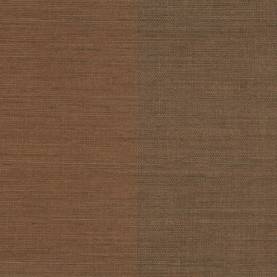 63-54733 Kenneth James  Yi Ze Brown Grasscloth Wallpaper
