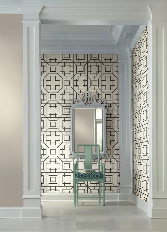 York Theorem Black & White Wallpaper AF1967