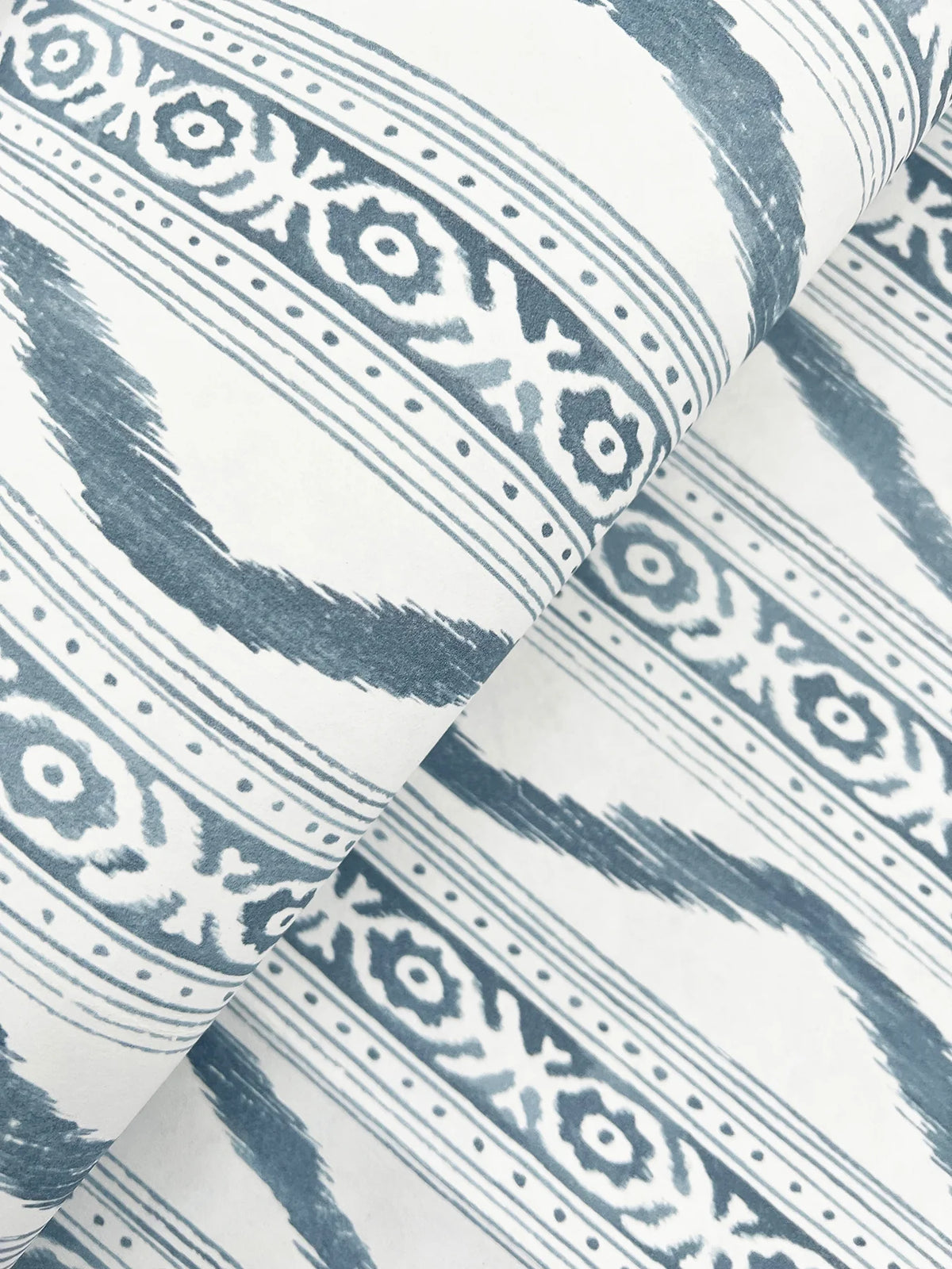 Rhys Ikat Stripe Wallpaper AST4349