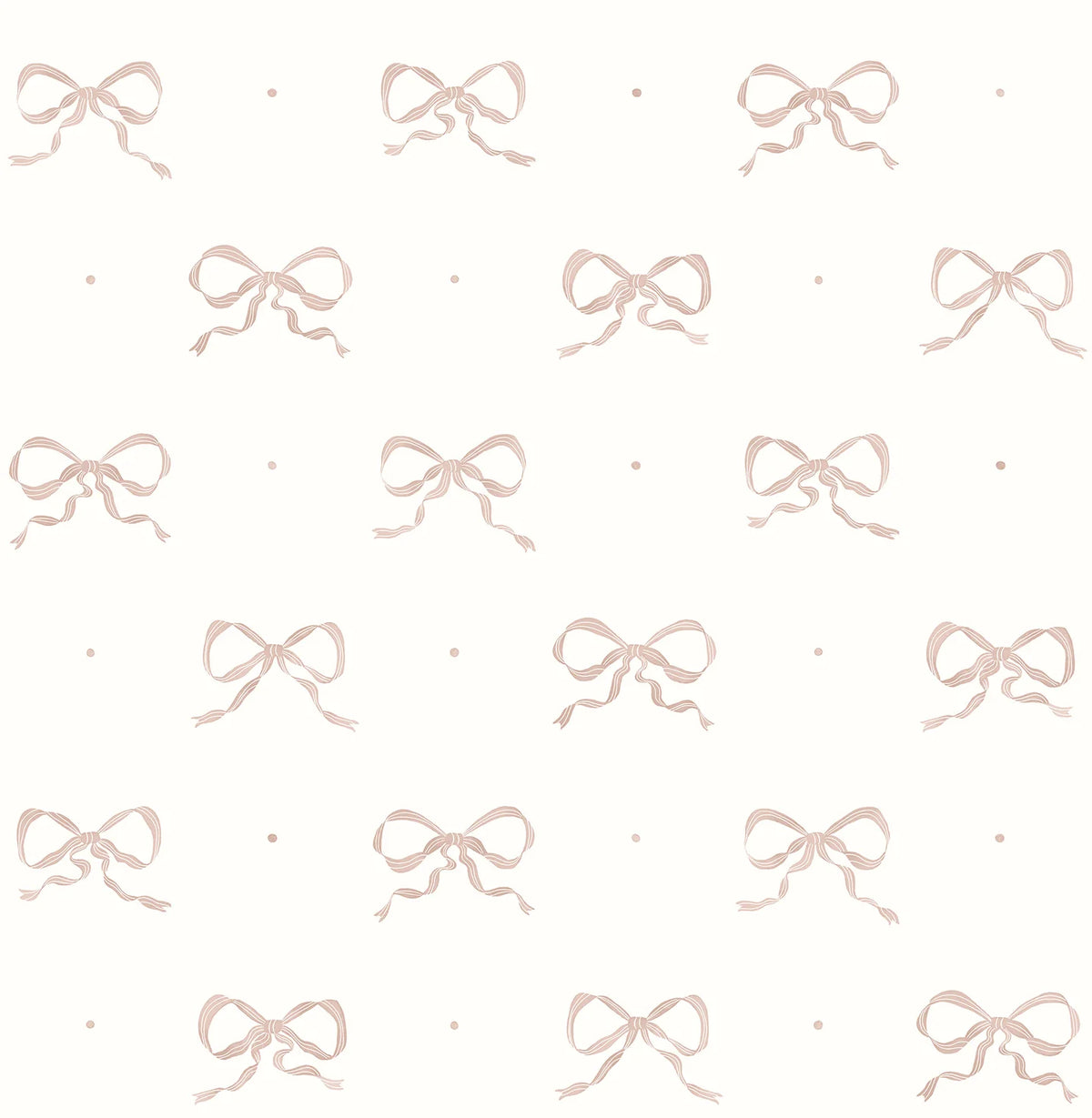 Emma Large Bow Wallpaper AST4354