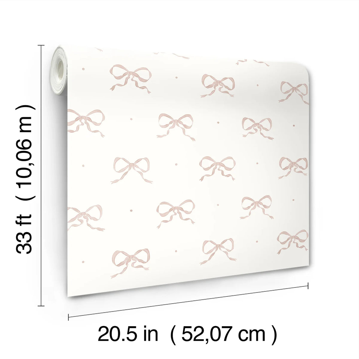 Emma Large Bow Wallpaper AST4354