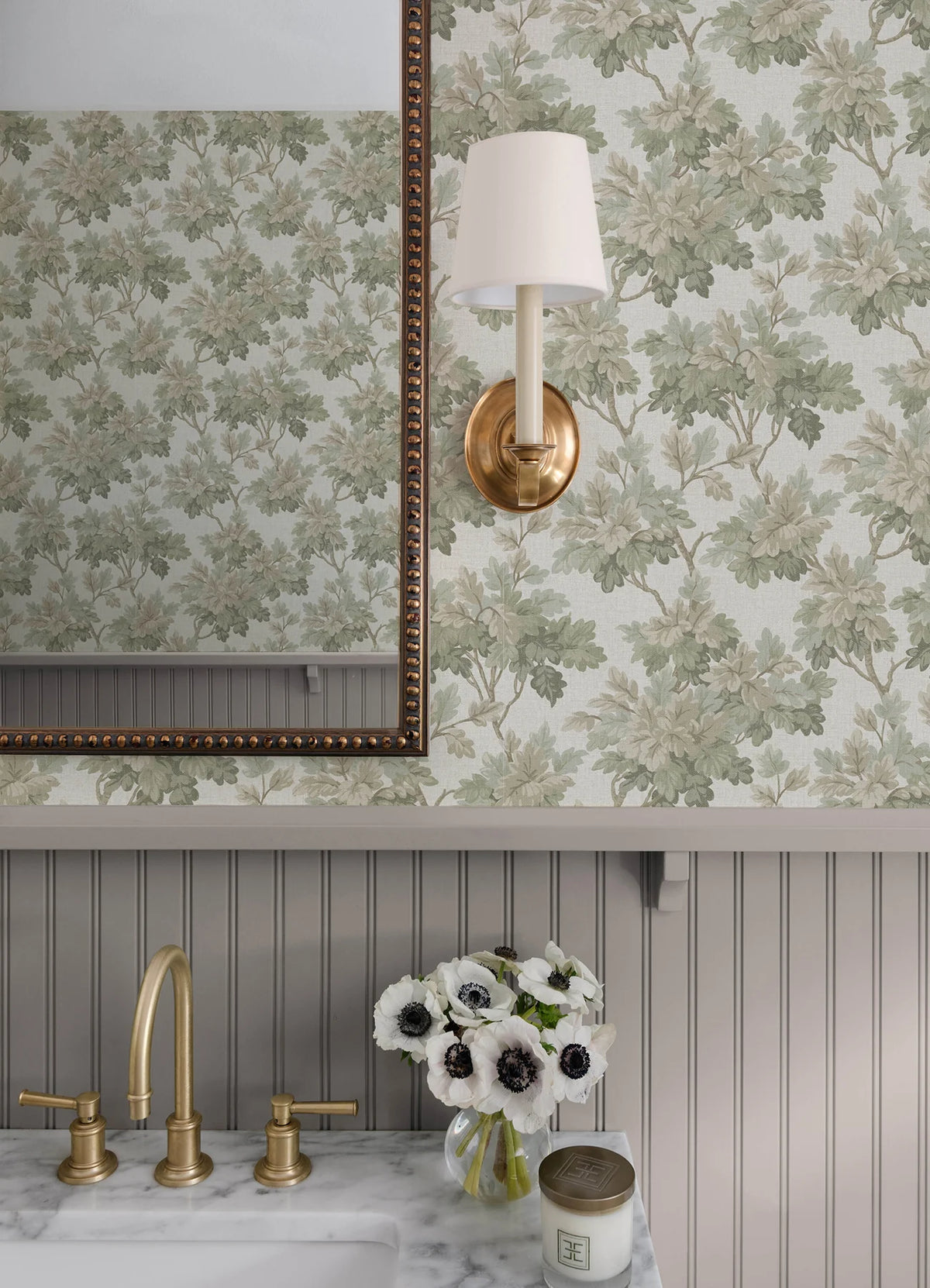 Oakcliff Leaf Trail Wallpaper AST6355