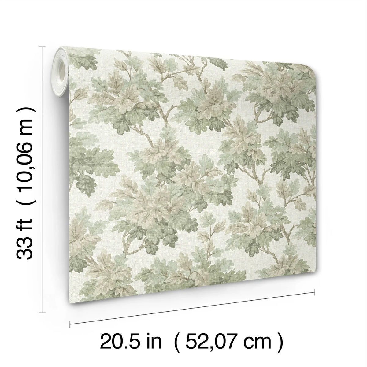 Oakcliff Leaf Trail Wallpaper AST6355
