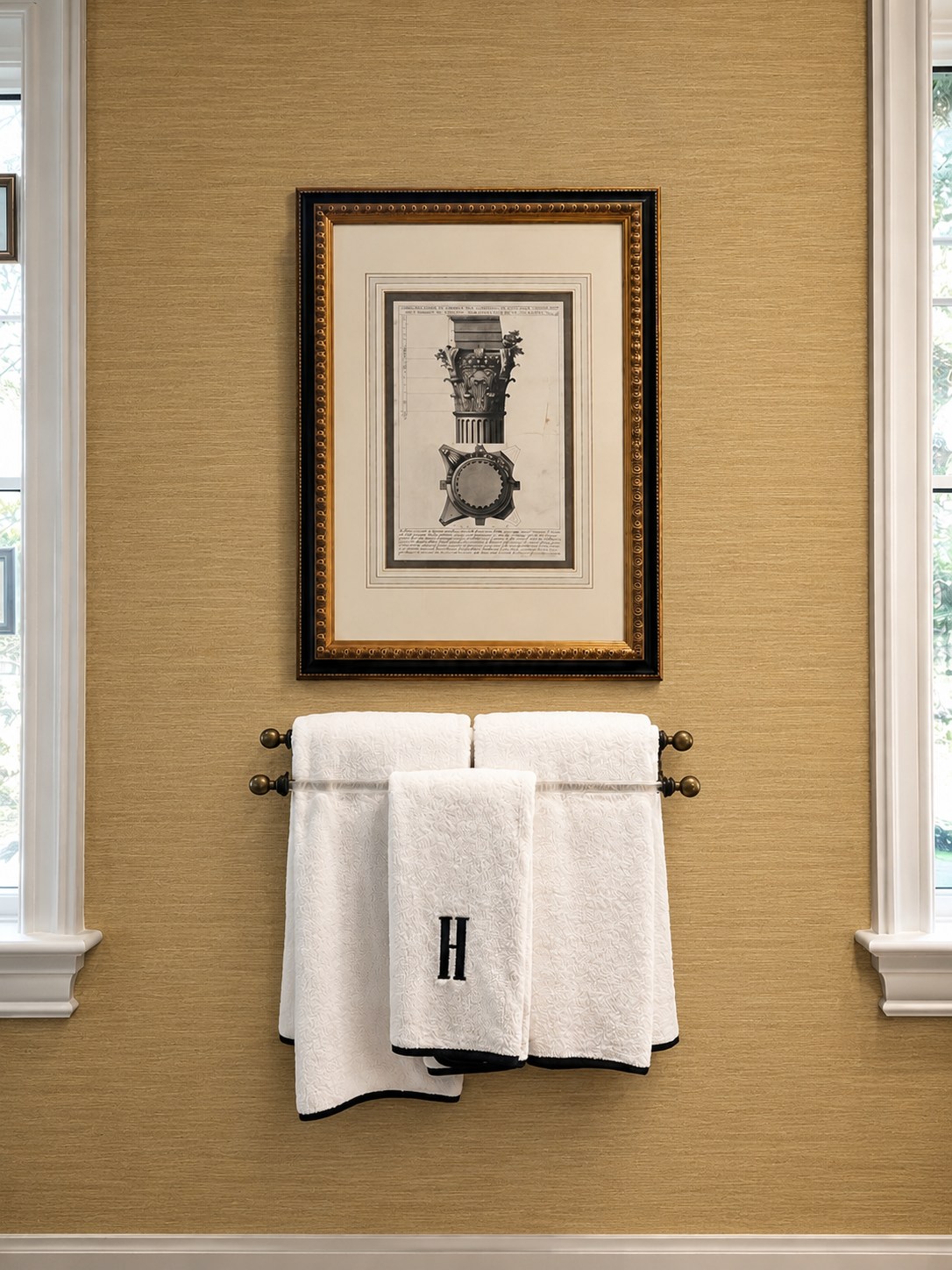 Patton Norwall Faux Grasscloth Gold Wallpaper SB37917