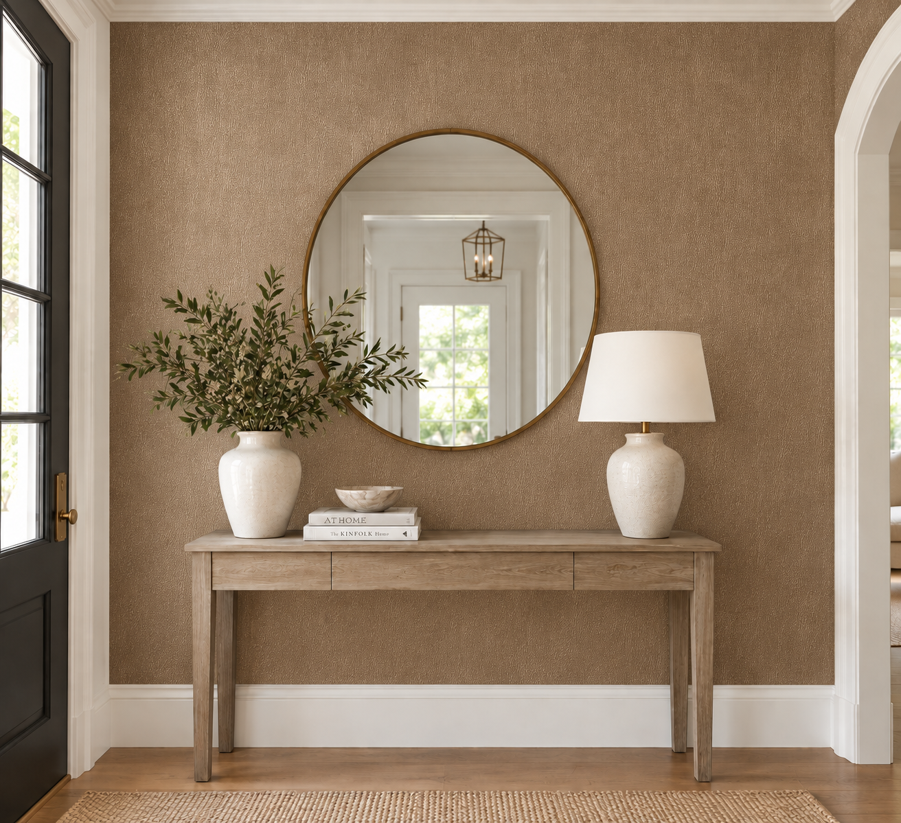 Thibaut Western Leather Metallic Bronze T57160