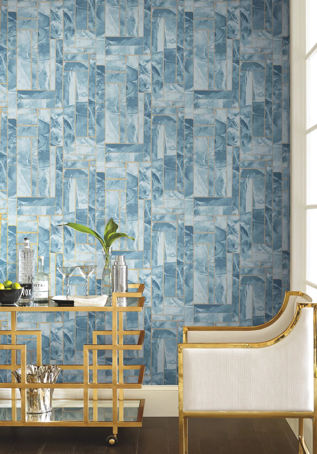 Candice Olson Moonbeams Indigo Wallpaper DL2988