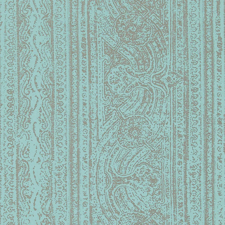 Odisha - Damask Wallpaper - Marine Platinum Harlequin 111256